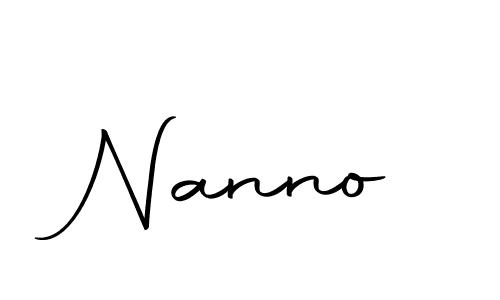 You should practise on your own different ways (Autography-DOLnW) to write your name (Nanno) in signature. don't let someone else do it for you. Nanno signature style 10 images and pictures png