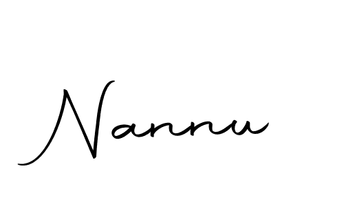 Create a beautiful signature design for name Nannu. With this signature (Autography-DOLnW) fonts, you can make a handwritten signature for free. Nannu signature style 10 images and pictures png