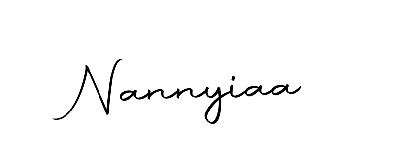if you are searching for the best signature style for your name Nannyiaa. so please give up your signature search. here we have designed multiple signature styles  using Autography-DOLnW. Nannyiaa signature style 10 images and pictures png