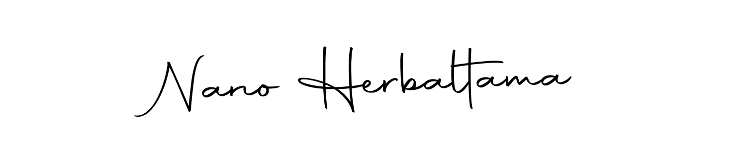 You can use this online signature creator to create a handwritten signature for the name Nano Herbaltama. This is the best online autograph maker. Nano Herbaltama signature style 10 images and pictures png