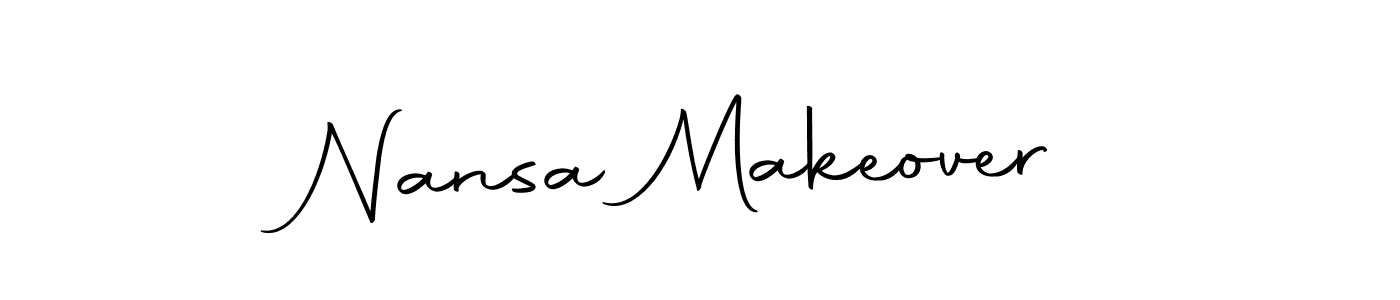 Use a signature maker to create a handwritten signature online. With this signature software, you can design (Autography-DOLnW) your own signature for name Nansa Makeover. Nansa Makeover signature style 10 images and pictures png