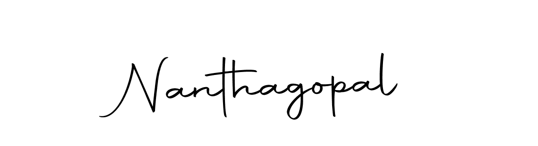 Also we have Nanthagopal name is the best signature style. Create professional handwritten signature collection using Autography-DOLnW autograph style. Nanthagopal signature style 10 images and pictures png