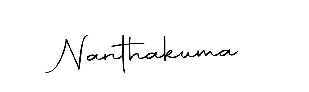 How to make Nanthakuma name signature. Use Autography-DOLnW style for creating short signs online. This is the latest handwritten sign. Nanthakuma signature style 10 images and pictures png