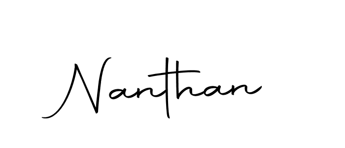 Make a beautiful signature design for name Nanthan. Use this online signature maker to create a handwritten signature for free. Nanthan signature style 10 images and pictures png