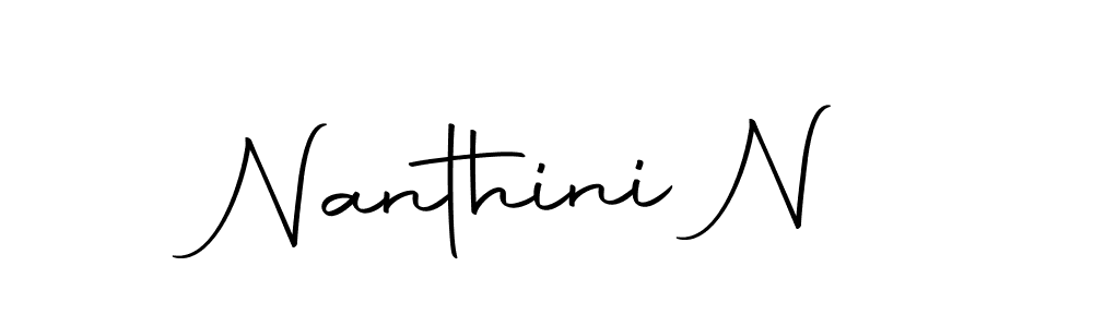 Also You can easily find your signature by using the search form. We will create Nanthini N name handwritten signature images for you free of cost using Autography-DOLnW sign style. Nanthini N signature style 10 images and pictures png