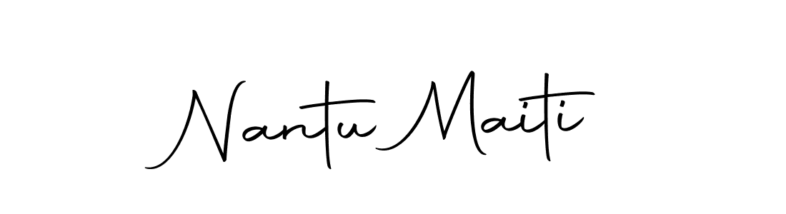 Nantu Maiti stylish signature style. Best Handwritten Sign (Autography-DOLnW) for my name. Handwritten Signature Collection Ideas for my name Nantu Maiti. Nantu Maiti signature style 10 images and pictures png
