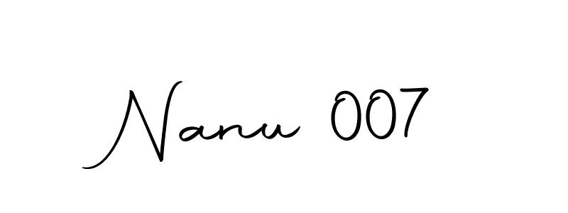 Autography-DOLnW is a professional signature style that is perfect for those who want to add a touch of class to their signature. It is also a great choice for those who want to make their signature more unique. Get Nanu 007 name to fancy signature for free. Nanu 007 signature style 10 images and pictures png