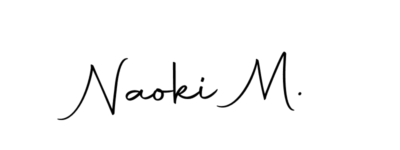 Also You can easily find your signature by using the search form. We will create Naoki M. name handwritten signature images for you free of cost using Autography-DOLnW sign style. Naoki M. signature style 10 images and pictures png