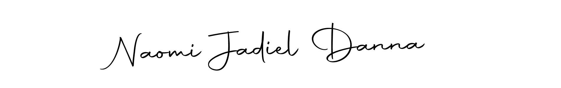 How to make Naomi Jadiel Danna  name signature. Use Autography-DOLnW style for creating short signs online. This is the latest handwritten sign. Naomi Jadiel Danna  signature style 10 images and pictures png