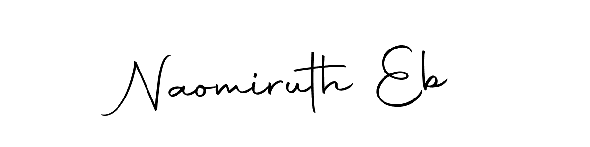Naomiruth Eb stylish signature style. Best Handwritten Sign (Autography-DOLnW) for my name. Handwritten Signature Collection Ideas for my name Naomiruth Eb. Naomiruth Eb signature style 10 images and pictures png