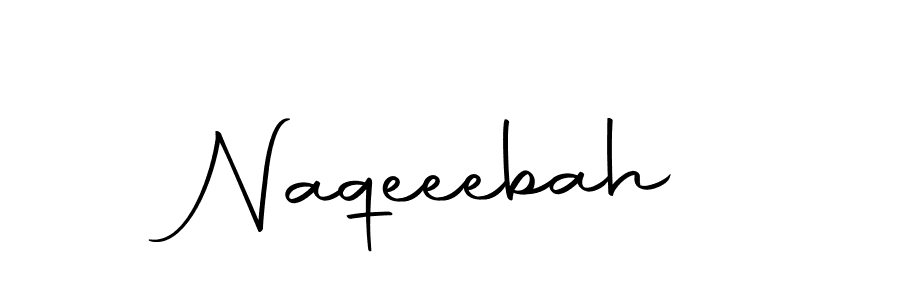 Make a beautiful signature design for name Naqeeebah. With this signature (Autography-DOLnW) style, you can create a handwritten signature for free. Naqeeebah signature style 10 images and pictures png
