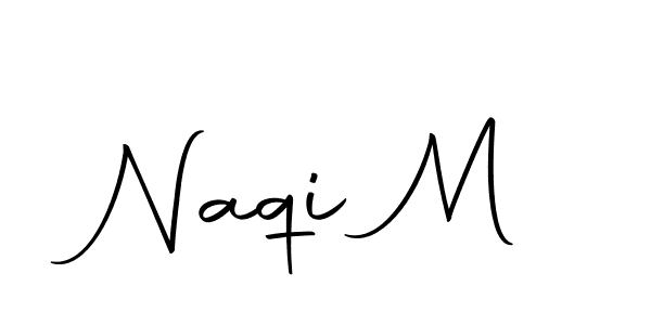 The best way (Autography-DOLnW) to make a short signature is to pick only two or three words in your name. The name Naqi M include a total of six letters. For converting this name. Naqi M signature style 10 images and pictures png
