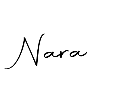Make a beautiful signature design for name Nara. With this signature (Autography-DOLnW) style, you can create a handwritten signature for free. Nara signature style 10 images and pictures png
