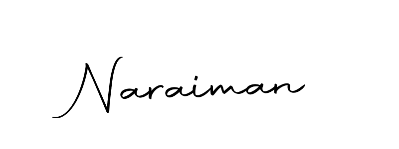 Create a beautiful signature design for name Naraiman. With this signature (Autography-DOLnW) fonts, you can make a handwritten signature for free. Naraiman signature style 10 images and pictures png