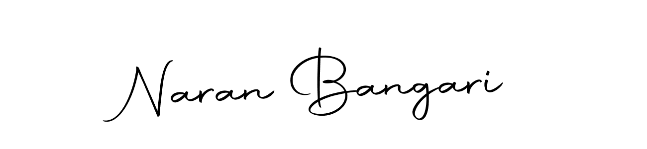 Create a beautiful signature design for name Naran Bangari. With this signature (Autography-DOLnW) fonts, you can make a handwritten signature for free. Naran Bangari signature style 10 images and pictures png