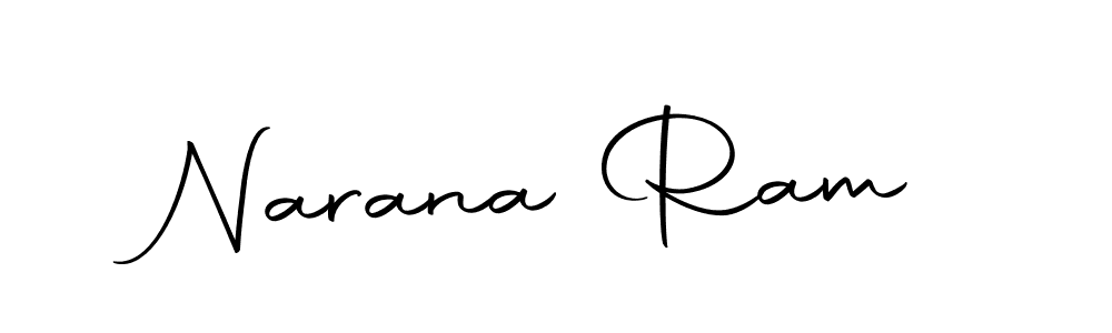 Create a beautiful signature design for name Narana Ram. With this signature (Autography-DOLnW) fonts, you can make a handwritten signature for free. Narana Ram signature style 10 images and pictures png