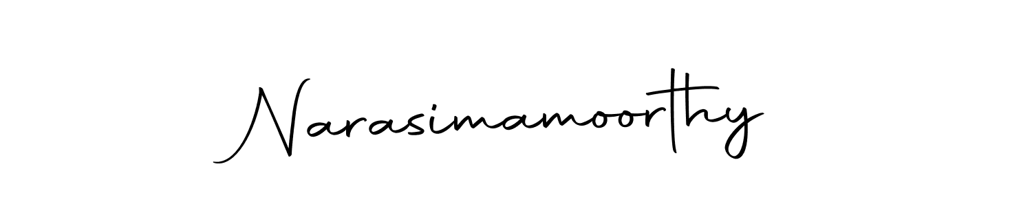 Make a beautiful signature design for name Narasimamoorthy. Use this online signature maker to create a handwritten signature for free. Narasimamoorthy signature style 10 images and pictures png