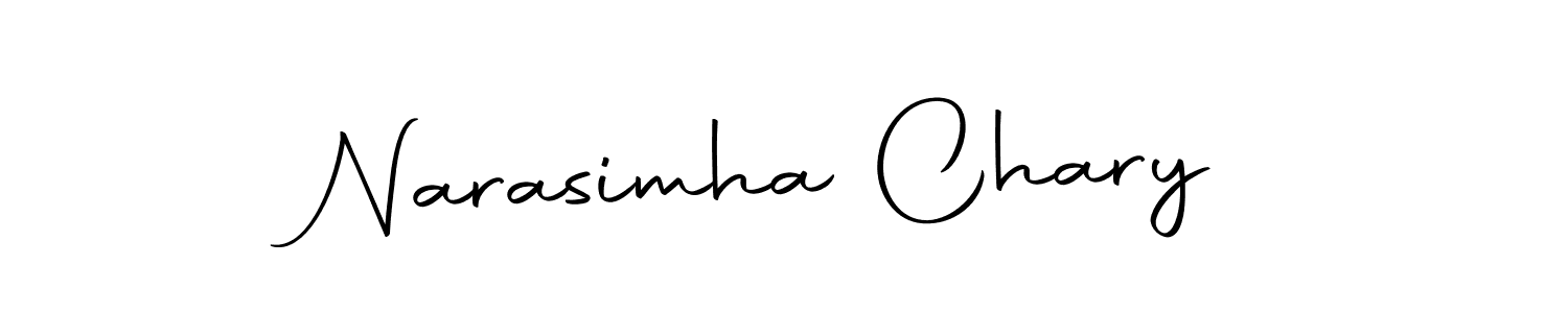 Make a beautiful signature design for name Narasimha Chary. Use this online signature maker to create a handwritten signature for free. Narasimha Chary signature style 10 images and pictures png