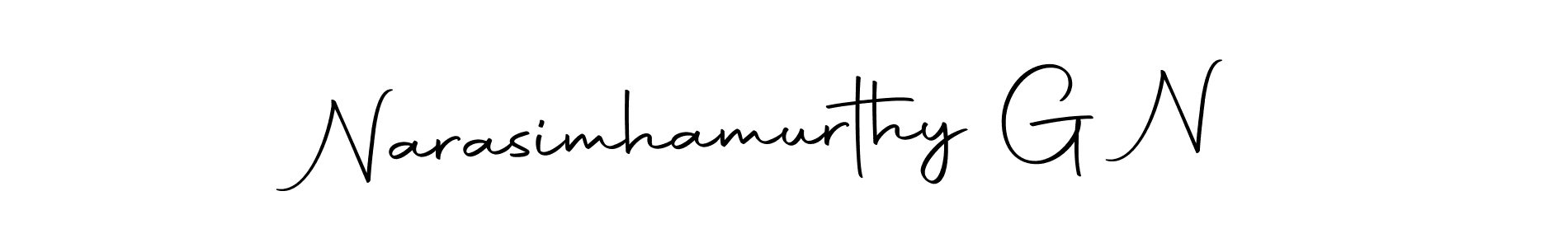 Narasimhamurthy G N stylish signature style. Best Handwritten Sign (Autography-DOLnW) for my name. Handwritten Signature Collection Ideas for my name Narasimhamurthy G N. Narasimhamurthy G N signature style 10 images and pictures png