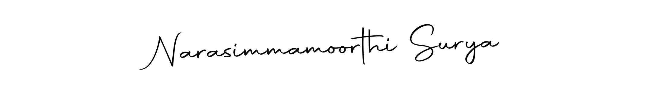 Make a beautiful signature design for name Narasimmamoorthi Surya. With this signature (Autography-DOLnW) style, you can create a handwritten signature for free. Narasimmamoorthi Surya signature style 10 images and pictures png