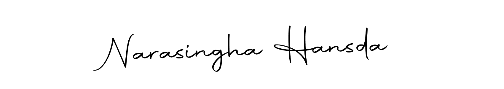 Use a signature maker to create a handwritten signature online. With this signature software, you can design (Autography-DOLnW) your own signature for name Narasingha Hansda. Narasingha Hansda signature style 10 images and pictures png
