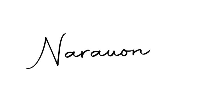 Narauon stylish signature style. Best Handwritten Sign (Autography-DOLnW) for my name. Handwritten Signature Collection Ideas for my name Narauon. Narauon signature style 10 images and pictures png