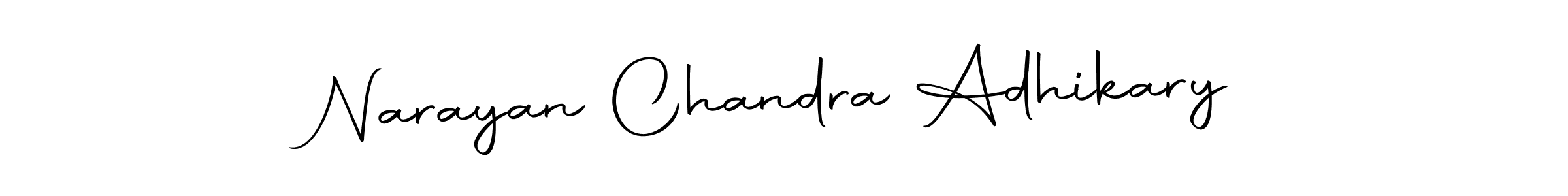Create a beautiful signature design for name Narayan Chandra Adhikary. With this signature (Autography-DOLnW) fonts, you can make a handwritten signature for free. Narayan Chandra Adhikary signature style 10 images and pictures png