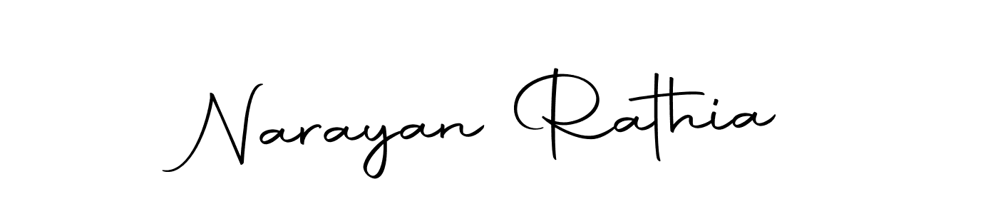 Create a beautiful signature design for name Narayan Rathia. With this signature (Autography-DOLnW) fonts, you can make a handwritten signature for free. Narayan Rathia signature style 10 images and pictures png
