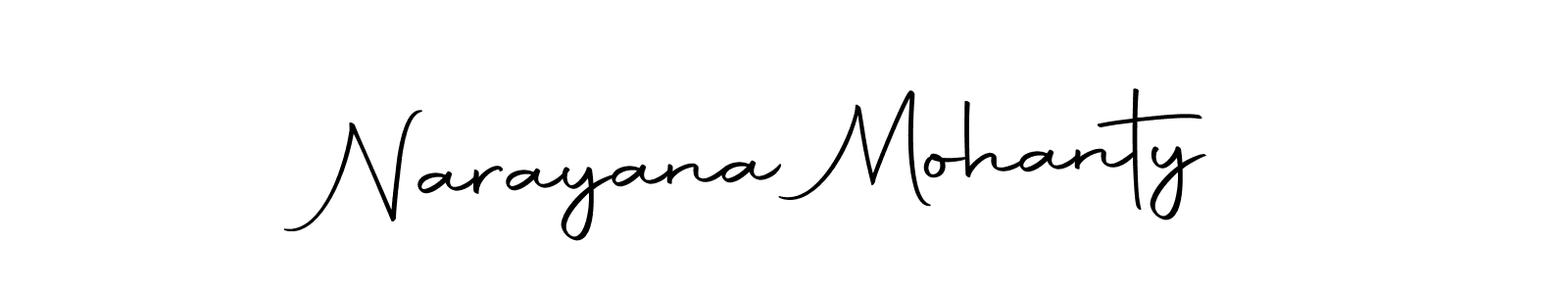 Create a beautiful signature design for name Narayana Mohanty. With this signature (Autography-DOLnW) fonts, you can make a handwritten signature for free. Narayana Mohanty signature style 10 images and pictures png