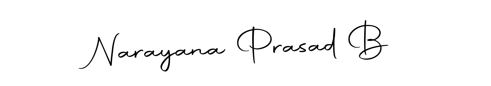 How to make Narayana Prasad B name signature. Use Autography-DOLnW style for creating short signs online. This is the latest handwritten sign. Narayana Prasad B signature style 10 images and pictures png