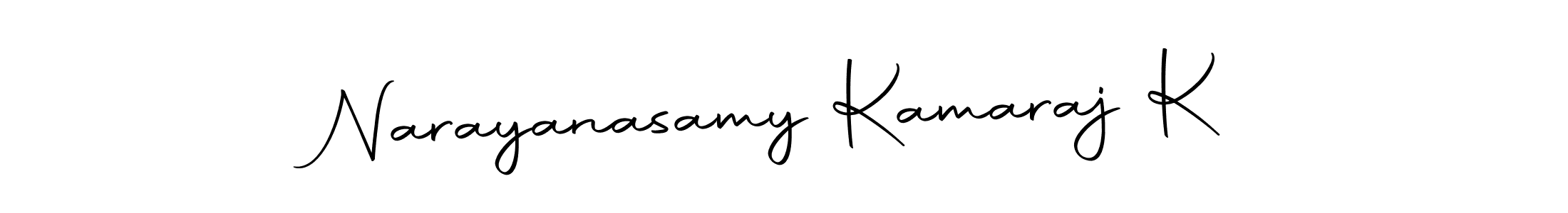 Design your own signature with our free online signature maker. With this signature software, you can create a handwritten (Autography-DOLnW) signature for name Narayanasamy Kamaraj K. Narayanasamy Kamaraj K signature style 10 images and pictures png