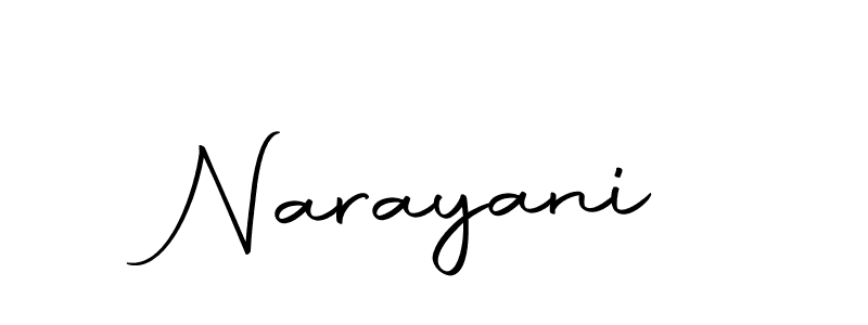 Make a beautiful signature design for name Narayani. With this signature (Autography-DOLnW) style, you can create a handwritten signature for free. Narayani signature style 10 images and pictures png
