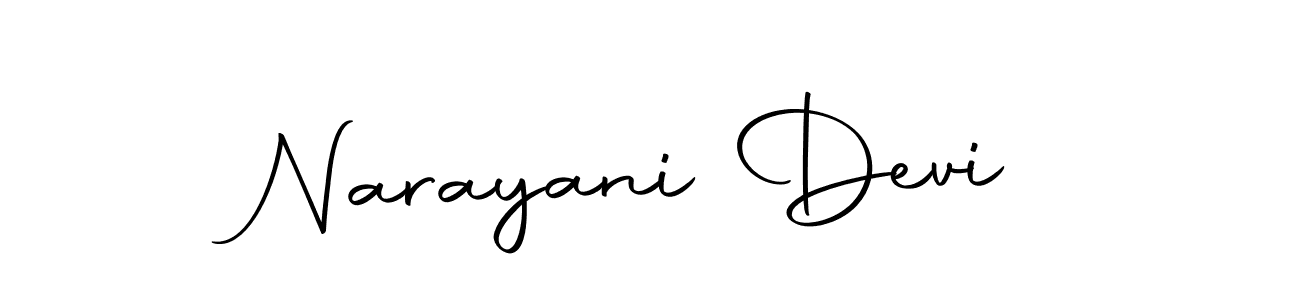 Design your own signature with our free online signature maker. With this signature software, you can create a handwritten (Autography-DOLnW) signature for name Narayani Devi. Narayani Devi signature style 10 images and pictures png