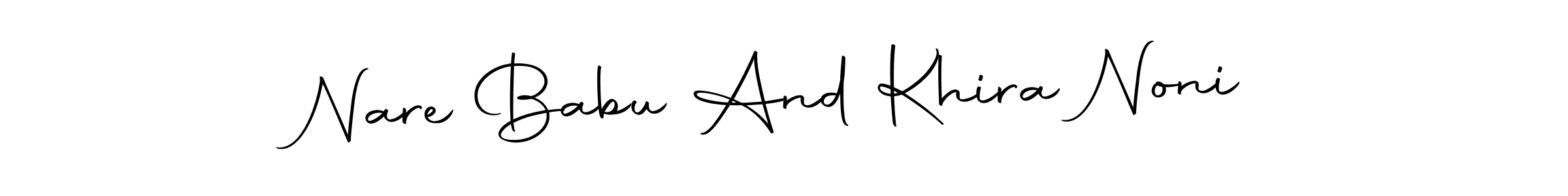 The best way (Autography-DOLnW) to make a short signature is to pick only two or three words in your name. The name Nare Babu And Khira Noni include a total of six letters. For converting this name. Nare Babu And Khira Noni signature style 10 images and pictures png