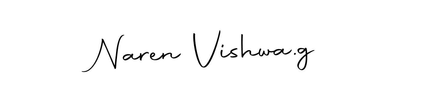 Use a signature maker to create a handwritten signature online. With this signature software, you can design (Autography-DOLnW) your own signature for name Naren Vishwa.g. Naren Vishwa.g signature style 10 images and pictures png