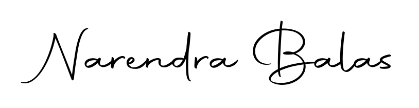 Create an unforgettable impression when signing with Narendra Balas name styled in Autography-DOLnW typography. 100% free online generator. Narendra Balas signature style 10 images and pictures png