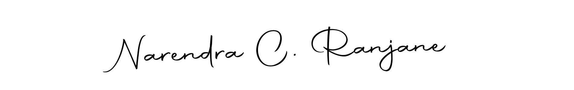 Make a beautiful signature design for name Narendra C. Ranjane. Use this online signature maker to create a handwritten signature for free. Narendra C. Ranjane signature style 10 images and pictures png