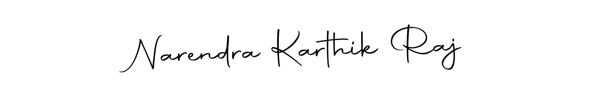 Similarly Autography-DOLnW is the best handwritten signature design. Signature creator online .You can use it as an online autograph creator for name Narendra Karthik Raj. Narendra Karthik Raj signature style 10 images and pictures png