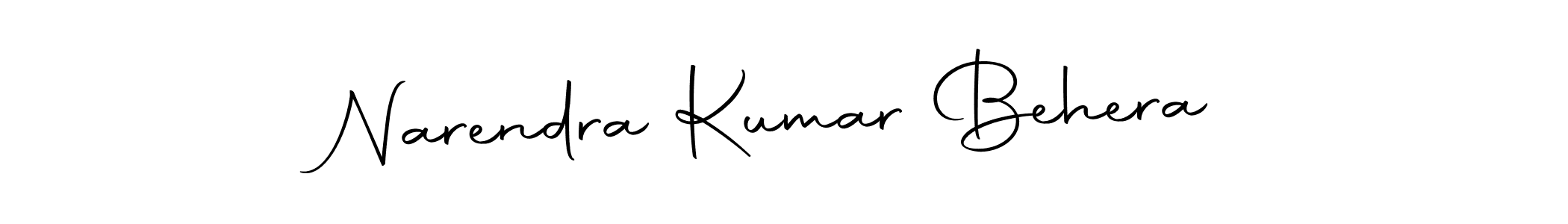 Create a beautiful signature design for name Narendra Kumar Behera. With this signature (Autography-DOLnW) fonts, you can make a handwritten signature for free. Narendra Kumar Behera signature style 10 images and pictures png