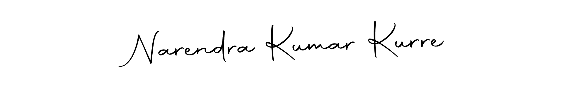 Create a beautiful signature design for name Narendra Kumar Kurre. With this signature (Autography-DOLnW) fonts, you can make a handwritten signature for free. Narendra Kumar Kurre signature style 10 images and pictures png