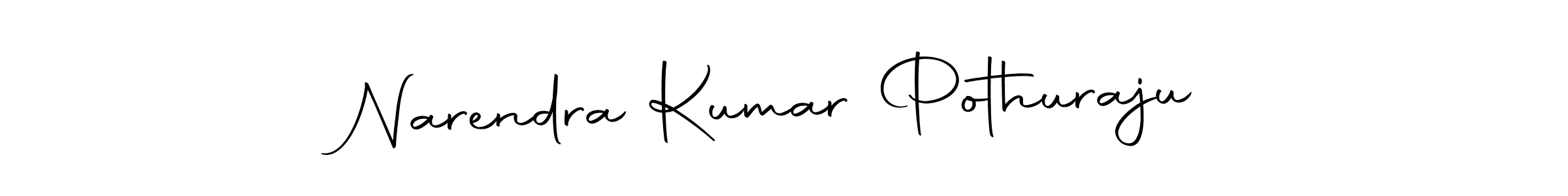 How to make Narendra Kumar Pothuraju name signature. Use Autography-DOLnW style for creating short signs online. This is the latest handwritten sign. Narendra Kumar Pothuraju signature style 10 images and pictures png