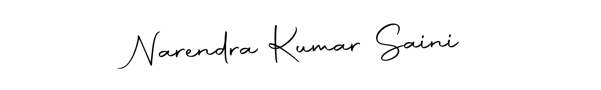 How to make Narendra Kumar Saini name signature. Use Autography-DOLnW style for creating short signs online. This is the latest handwritten sign. Narendra Kumar Saini signature style 10 images and pictures png