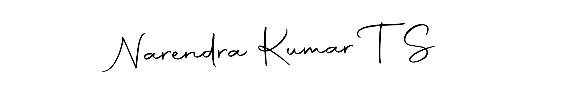 You should practise on your own different ways (Autography-DOLnW) to write your name (Narendra Kumar T S) in signature. don't let someone else do it for you. Narendra Kumar T S signature style 10 images and pictures png