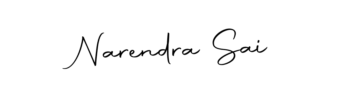 Use a signature maker to create a handwritten signature online. With this signature software, you can design (Autography-DOLnW) your own signature for name Narendra Sai. Narendra Sai signature style 10 images and pictures png
