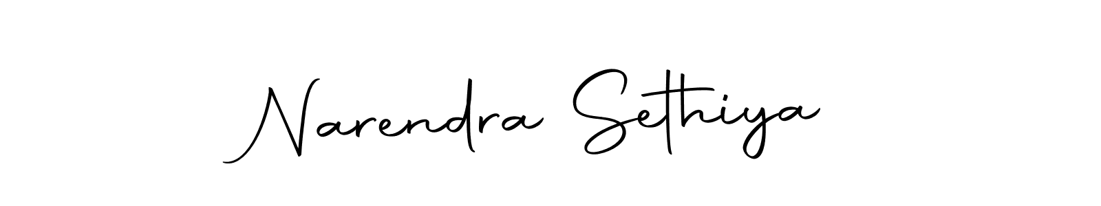 Make a beautiful signature design for name Narendra Sethiya. With this signature (Autography-DOLnW) style, you can create a handwritten signature for free. Narendra Sethiya signature style 10 images and pictures png