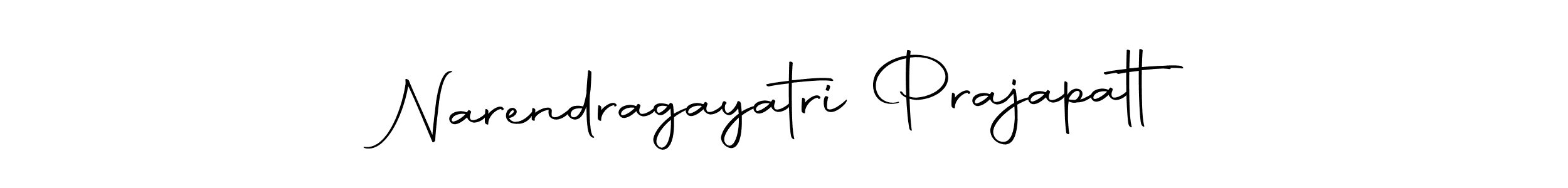 Design your own signature with our free online signature maker. With this signature software, you can create a handwritten (Autography-DOLnW) signature for name Narendragayatri Prajapatt. Narendragayatri Prajapatt signature style 10 images and pictures png