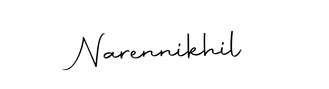 Create a beautiful signature design for name Narennikhil. With this signature (Autography-DOLnW) fonts, you can make a handwritten signature for free. Narennikhil signature style 10 images and pictures png