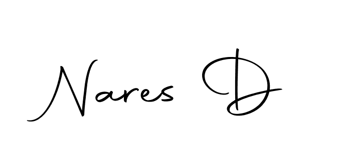 Make a beautiful signature design for name Nares D. With this signature (Autography-DOLnW) style, you can create a handwritten signature for free. Nares D signature style 10 images and pictures png