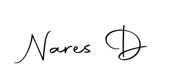 Nares D stylish signature style. Best Handwritten Sign (Autography-DOLnW) for my name. Handwritten Signature Collection Ideas for my name Nares D. Nares D signature style 10 images and pictures png