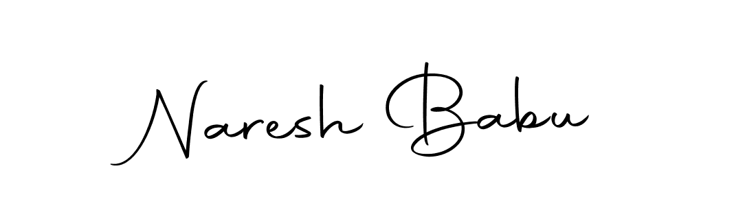 Make a beautiful signature design for name Naresh Babu. With this signature (Autography-DOLnW) style, you can create a handwritten signature for free. Naresh Babu signature style 10 images and pictures png